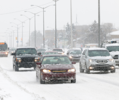 winter driving utica ny