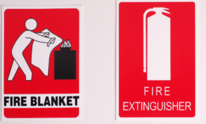Fire blanket fire extinguisher home fire prevention