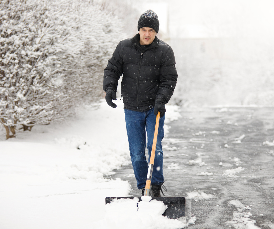 Danger of snow shoveling